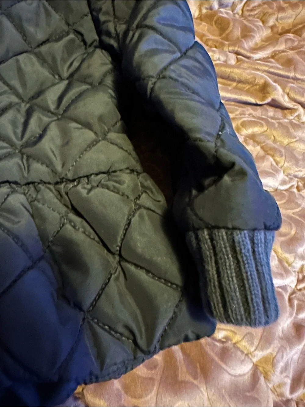 Baby GAP Navy Blue Quilted Hooded Puffer Jacket- Size 2T